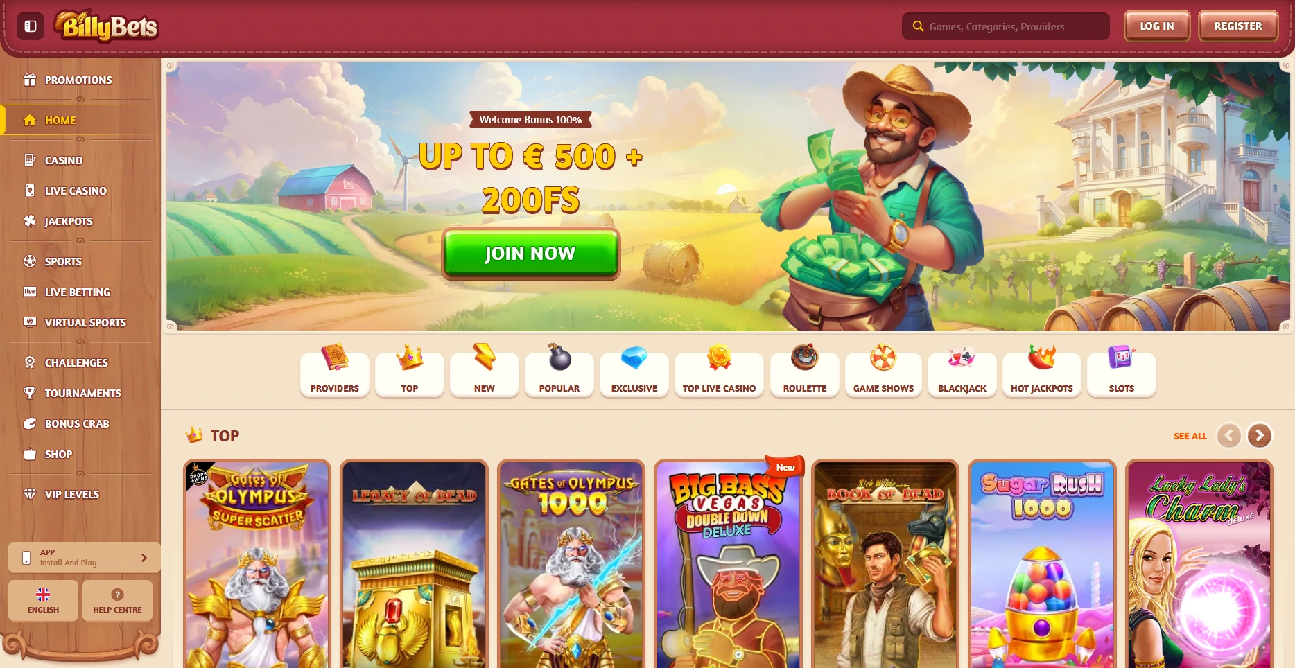 BillyBets gyors kifizetési rendszer